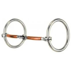 Reinsman Heavy Ring Copper Snaffle