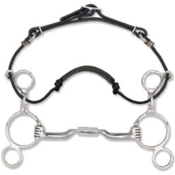 Myler 2-Ring Combination Sweet Iron Low Port Comfort Snaffle - MB 04 - Level 2