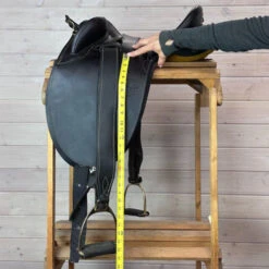 Used Porter's Stockman Drafter Australian Saddle 16/W -Equine Worlds 328 Flap Length 66620.1686182242