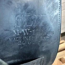 Used Albion SLK Dressage Saddle 17.5/MW -Equine Worlds 329 Serial 03910.1686181162