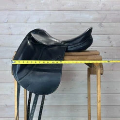 Used Stubben Portos Dressage Saddle 17.5/MW -Equine Worlds 330 Flap Width 64335.1686181842