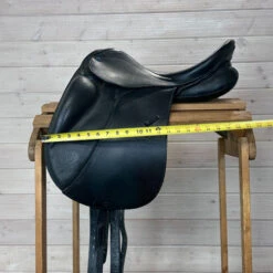 Used Stubben Genesis CL Dressage Saddle 17/N -Equine Worlds 332 Flap Width 92362.1687460946