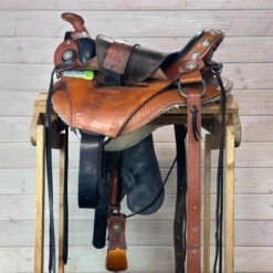 Used Ortho-Flex Western Saddle 15/M -Equine Worlds 337 L Rigging 78580.1690420281
