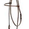 Tory Leather Rolled Brow Headstall - Arabian -Equine Worlds 486h 89273 99762.1580847896