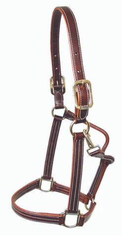 Mary's British Leather Halter With Solid Brass Hardware -Equine Worlds 5100britishhaltercopy 85659 13800.1685668117