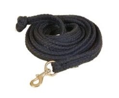 Tory Wide Braided Cotton Lead Rope -Equine Worlds 629 tory wide braided cotton lead black 43378 31178.1527303529