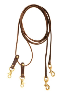 Tory Leather Pulley Draw Reins -Equine Worlds 895 DO2 Pulley Draw Rein Dark Oil 11289.1598901954