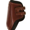 Majyk Equipe Leather Equitation Fetlock Boots - HORSE And PONY -Equine Worlds Brown Leather eq boot hind only 21317.1587684094
