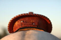 Circle Y Fischer Daisy Treeless Barrel Saddle -Equine Worlds Fischer Treeless Cantle Rear 45141.1600204899