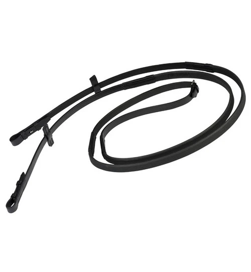 Stubben Slimline Rubber Reins With Hook-Stud Ends 3 Stubben Slimline Rubber Reins With Hook-Stud Ends