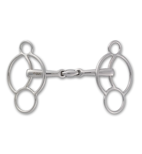 Stubben Steeltec EZ Control 3-Ring Gag 3 Stubben Steeltec EZ Control 3-Ring Gag