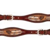 Turquoise Cross Coco Feather Spur Strap -Equine Worlds TC coco feather spur strap mens weaver 69256.1591311502