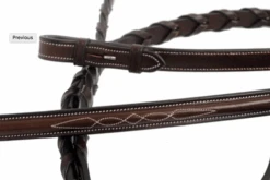 Nunn Finer Venice Fancy Stitch Pony Bridle -Equine Worlds VENICE Venice Pony Bridle Reins 69165.1601488343