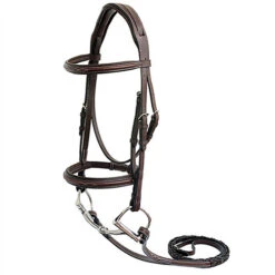 Nunn Finer Venice Fancy Stitch Pony Bridle -Equine Worlds VENICE Venice Pony Bridle White Background 94535.1601488367