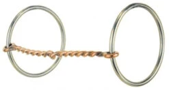 Light Loose Ring Snaffle Bit With Copper Twist -Equine Worlds aaaaaaayjb 21947 77203.1527306038