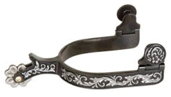Weaver Leather Weaver Scroll Spur With Clover Rowel - Ladies