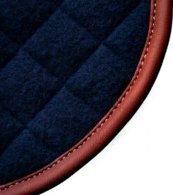 Antarès Adjust Half Pad -Equine Worlds adjust half pad navy tobac binding detail ADJUST PAD 2 antares 25021.1675713487