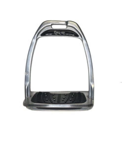 Flex-On Hunter Stirrup -Equine Worlds aluminum incline ultra grip black springs right flex on 25898.1610922598