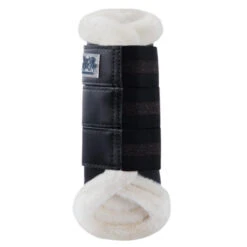 B Vertigo Drew Fleece Lined Brushing Boots 10 B Vertigo Drew Fleece Lined Brushing Boots -Equine Worlds b vertigo drew fleece fur line black outside 19201 BLK horze 91578.1654288836