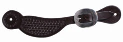 Professional's Choice Youth Basketweave Spur Straps -Equine Worlds basketweave spur strap youth black 3P9503 BLA prof choice 51752.1588884975