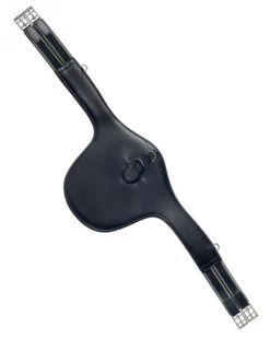 Prestige Belly Guard Girth -Equine Worlds belly stud guard girth black A8 prestige 61297.1602955175