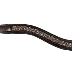 Black Oak Stormy Rose Curved Browband 7 Black Oak Stormy Rose Curved Browband -Equine Worlds black oak stormy rose curve brow band brown closeup 135102 kl select 28298.1668206272