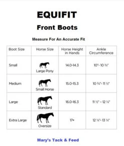 EquiFit T-Boot Luxe Open Front Boots -Equine Worlds boot measure size chart equifit 33850.1603749123