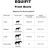EquiFit Essential Original Open Front Boots -Equine Worlds boot measure size chart equifit 44035.1664322885