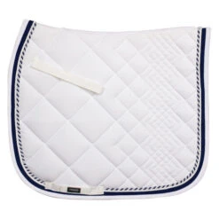 Catago Diamond Dressage Pads -Equine Worlds catago dressage White Navy 470634 catago 43194.1612732827
