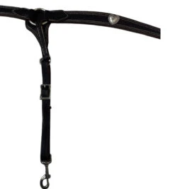 Buckaroo Leather Heart Concho Breast Collar