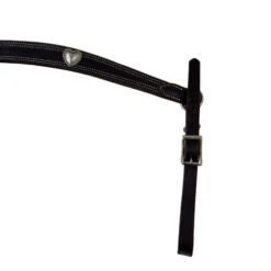 Buckaroo Leather Heart Concho Breast Collar -Equine Worlds contour 1.5in bc heart tug buckaroo 42484.1674936263