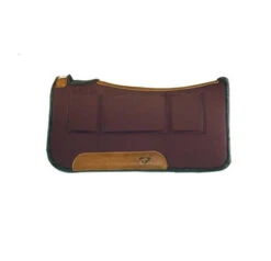 Diamond Wool Contoured Relief Western Saddle Pad 12 Diamond Wool Contoured Relief Western Saddle Pad -Equine Worlds contour pressure relief pad chocolate diamond wool 08348.1600020744
