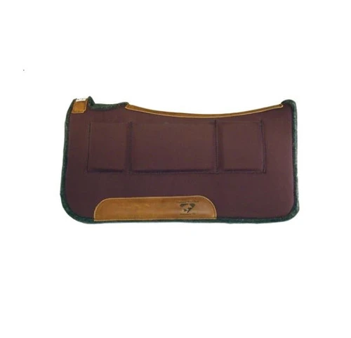Diamond Wool Contoured Relief Western Saddle Pad 6 Diamond Wool Contoured Relief Western Saddle Pad - Image 4