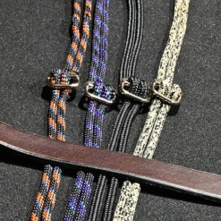 In Horse We Trust Draw Reins -Equine Worlds draw reins havanna leather with colors in horse we trust 30435.1649435492