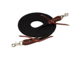 Weaver Leather Weaver EcoLuxe Round Trail Rein 8 Weaver Leather Weaver EcoLuxe Round Trail Rein -Equine Worlds ecoluxe round trail rein black 353260810 weaver 27422.1673322920
