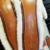 Edgewood Fancy Overlay Velcro Sheepskin Girth With Double End Elastic 2 Edgewood Fancy Overlay Velcro Sheepskin Girth With Double End Elastic -Equine Worlds edgewood leather fleece fancy stitch girths 83366.1588207718