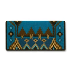 Mayatex Enchanted Pines Navajo Blanket -Equine Worlds enchanted pines navajo teal brown 1465 4 mayatex 18449.1647201874