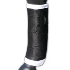 Professional's Choice Equisential Standing Bandage -Equine Worlds equisential standing bandage black on leg EQSB prof choice 82534.1616795719