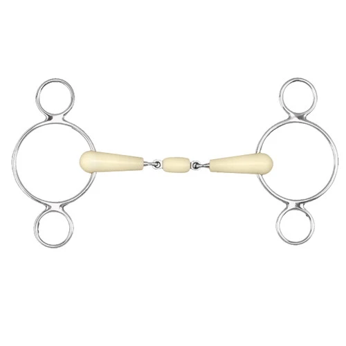 Happy Mouth Double Jointed 2-Ring Pessoa Gag 3 Happy Mouth Double Jointed 2-Ring Pessoa Gag