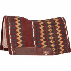 Classic Equine ESP Contour 3/4" Wool Top Pad -Equine Worlds esp contour 3 4 34x38 burgundy navy CESPCW2 100.170 CE 40655.1678242106