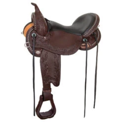 Circle Y Everglade Flex2 Trail Saddle 1681 -Equine Worlds everglade trail brown black side 1681 circle y 24425.1640200028