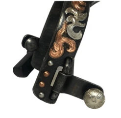 Weaver Leather Weaver Filigree Spur - Ladies -Equine Worlds filigree spur ladies blk copper button detail 255045312 weaver 79485.1593731643