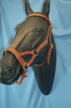 Buckaroo Leather Flat Nose Sidepull -Equine Worlds flat nose sidepull buckaroo leather 46 37923 37870.1527296611