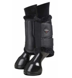 LeMieux Fleece Lined Brushing Boots 19 LeMieux Fleece Lined Brushing Boots -Equine Worlds fleece lined brushing boots black pair 8953 lemieux 44596.1665191267