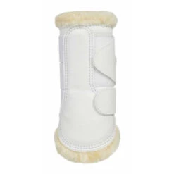 LeMieux Fleece Lined Brushing Boots 23 LeMieux Fleece Lined Brushing Boots -Equine Worlds fleece lined brushing boots white side 8950 lemieux 01933.1636831266