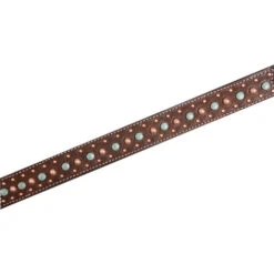 Martin Saddlery Floral Dots Breast Collar -Equine Worlds floral dots breast collar choco dots BC15021EFSCR martin 72006.1616888694