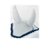 USG Fly Bonnets -Equine Worlds fly veil white navy usg 29557.1589058241