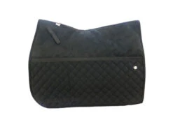 Ogilvy Dressage Friction Free Pad -Equine Worlds friction free dressage pad black square w ogilvy 81819.1657593052