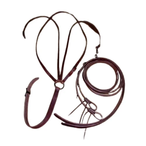 Buckaroo Leather German Martingale With Split Reins 3 Buckaroo Leather German Martingale With Split Reins