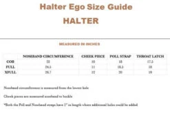 Halter Ego Copenhagen Navy Patent Halter -Equine Worlds halter size chart halter ego 89997.1682557138